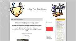 Desktop Screenshot of diapersewing.com