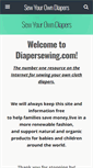 Mobile Screenshot of diapersewing.com